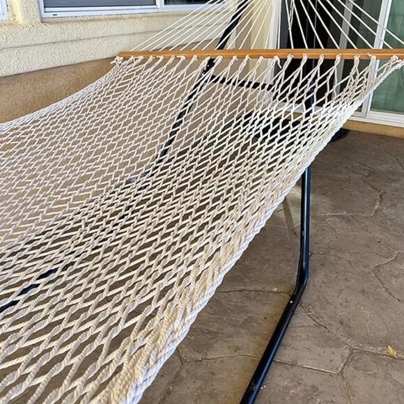 SUNCREAT Hammocks Traditional Rope Double Hammock - Picture 2 of 5